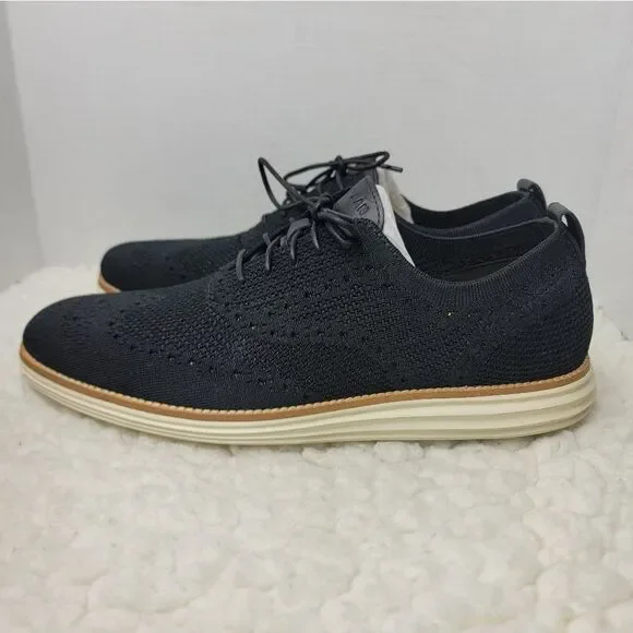 Cole Haan Zerogrand Men's Stitchlite Shoes Size 12 Wingtip Oxford C27959 Black - Picture 3 of 10